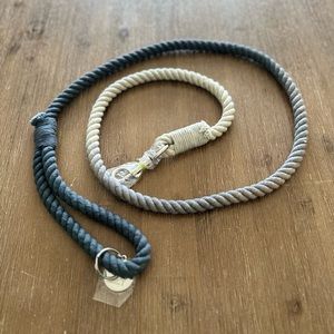 NEW Blue & Grey Rope Leash